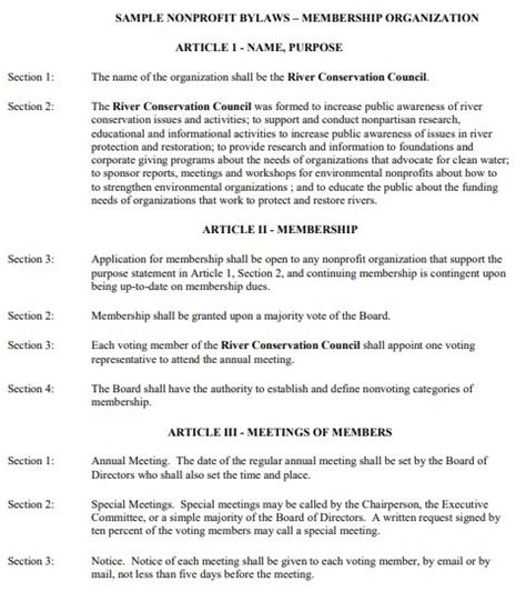 nonprofits examples|sample nonprofit bylaws pdf.